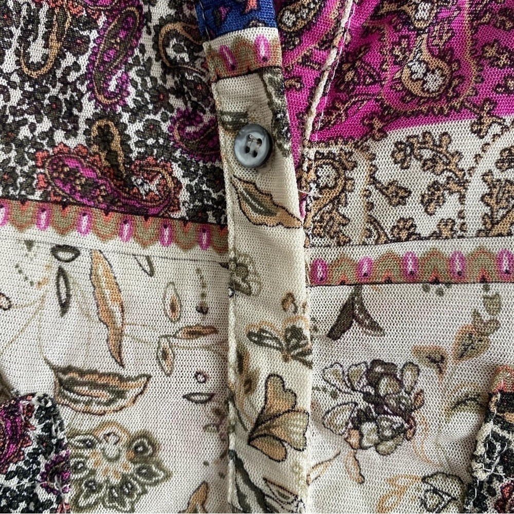 Patchwork halter shirt - Picture 4 of 5